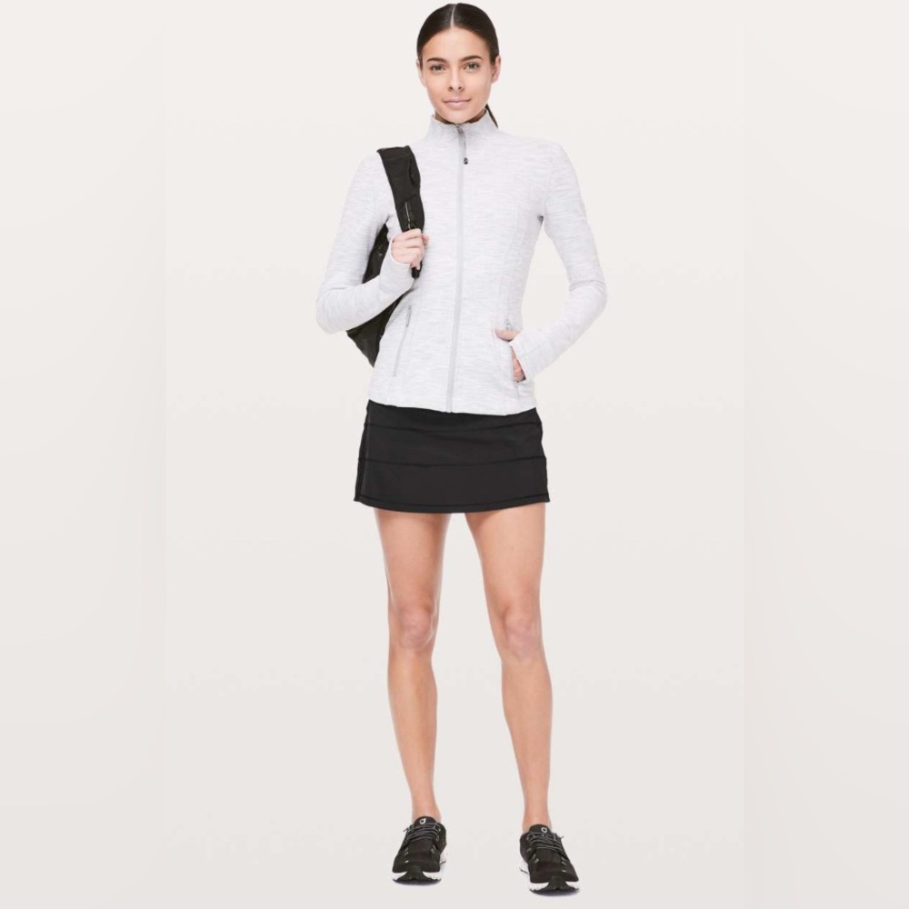 Lululemon Pace Rival Black Skort Sz 10-1st 4 pics for style/fit reference.